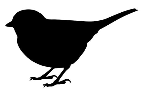 clipart bird silhouette|free printable bird silhouette template.